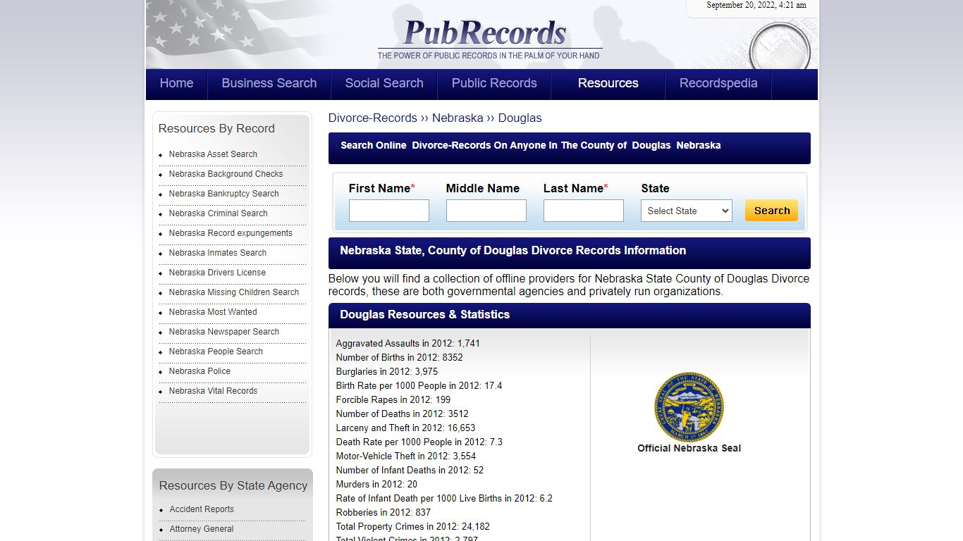 Douglas County, Nebraska Divorce Records - Pubrecords.com